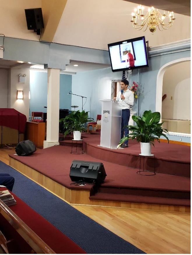 Dr. Nima. Ghalehhsari Speaks in Brooklyn
