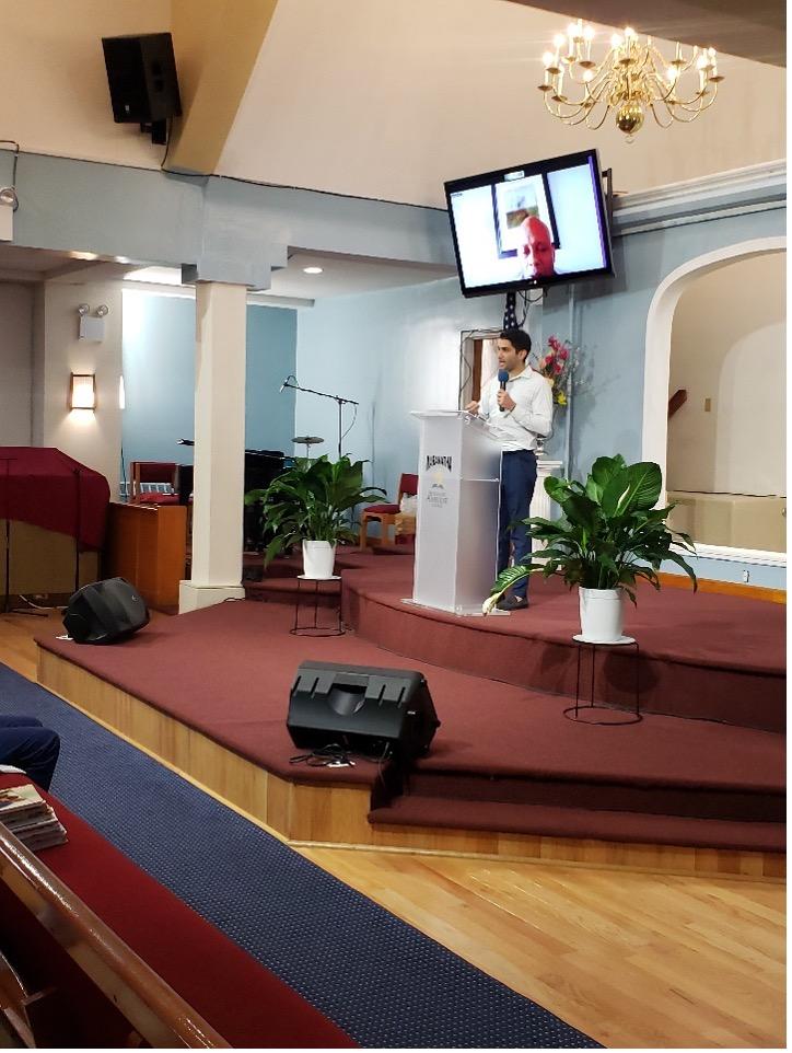 Dr. Nima. Ghalehhsari Speaks in Brooklyn