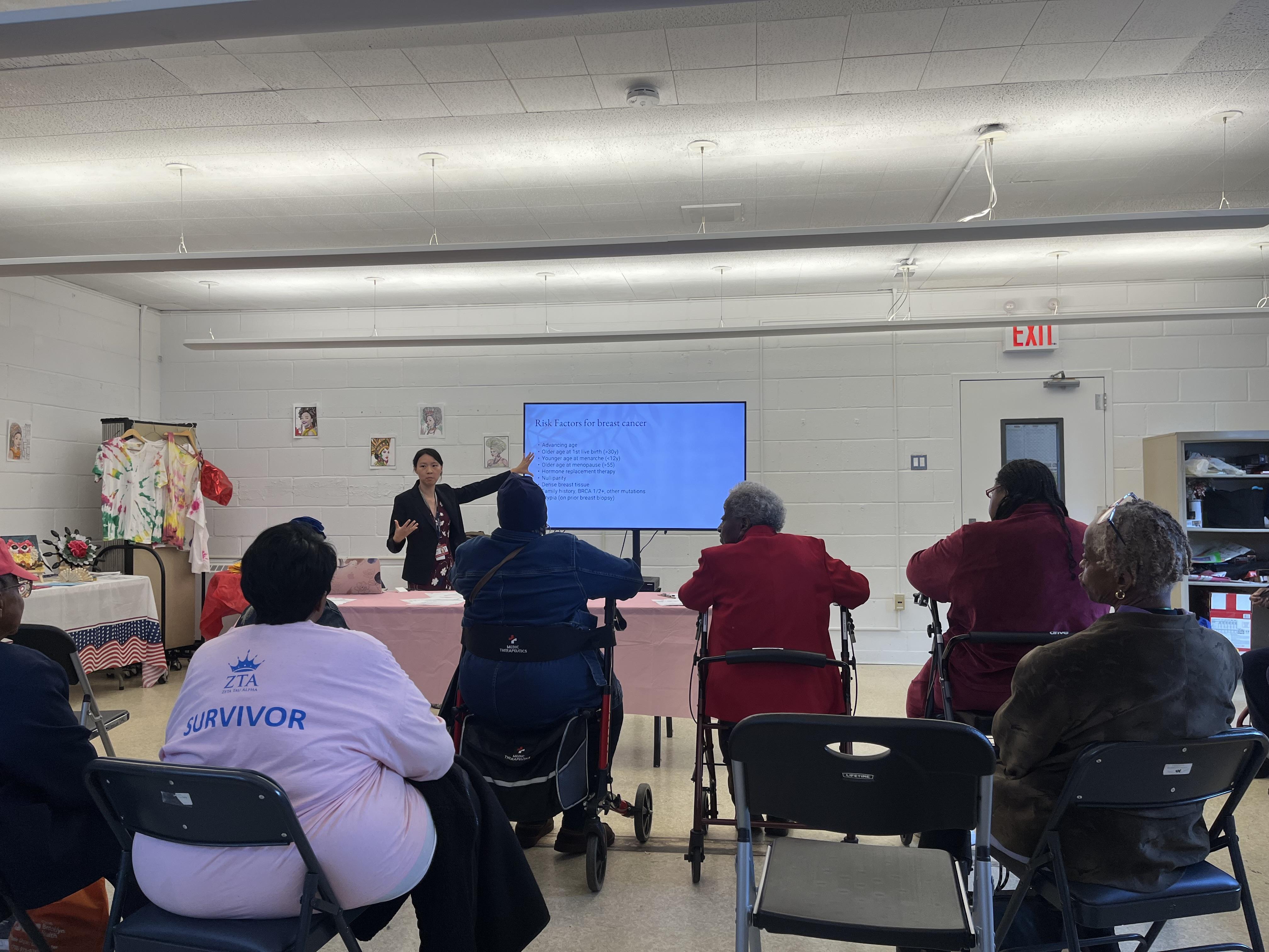 Breast and Colorectal Cancer Presentation at Penn Wortman Older Adult Center 2